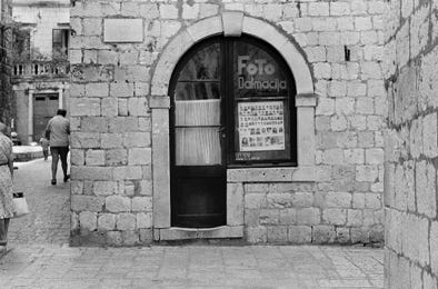 Instantané, Dubrovnik, Yousgoslavie, Croatie, 1981, photographie Jean pierre Morcrette