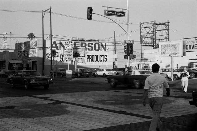 Références étatsuniennes n° 8, Las Vegas, Nevada, septembre 1980, Jean pierre Morcrette