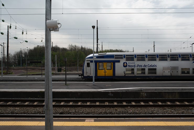 Vue du train, France, Lens-Lille, 2015, Jean pierre Morcrette
