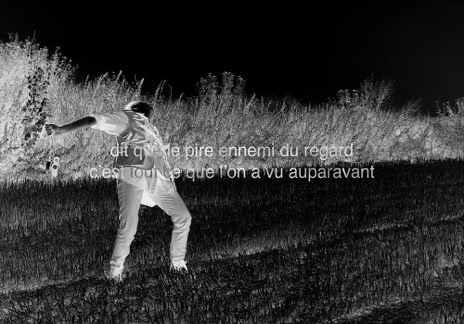 Série métaphysiquée, dit que le pire ennemi du regard c'est tout ce que l'on a vu auparavant, photographie Jean pierre Morcrette