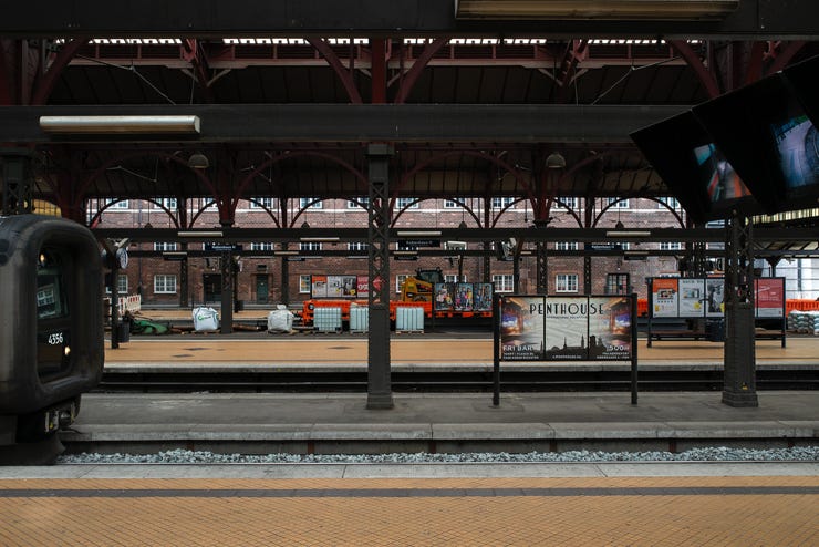 Vue du train, Danemark et  Allemagne, København-Lübeck, 2015, Jean pierre Morcrette