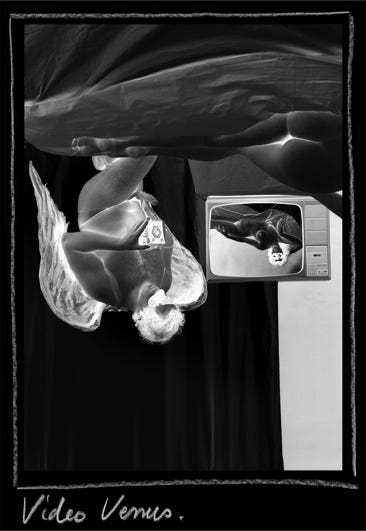 Série mytheuse n° 4, Video Venus, photographie Jean pierre Morcrette
