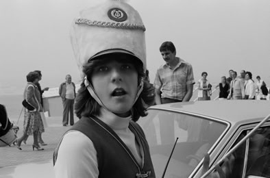 Instantané, Jean pierre Morcrette, Majorette sur la côte belge, 1979