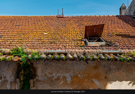 Vue de la fenêtre, Coimbra (2), Portugal, 2014