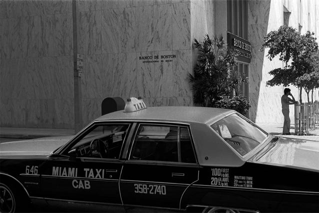 Références étatsuniennes n° 9, Miami, Floride, septembre 1980, Jean pierre Morcrette