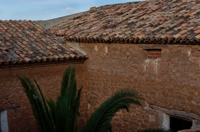 Vue de la fenêtre, Samper de Calenda, Aragon, 2012, photographie Jean pierre Morcrette
