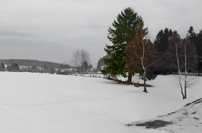Vue de la fenêtre, Dans les Vosges, 2010, photographie Jean pierre Morcrette