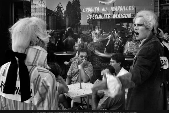 Instantané, De la Révolution comme un cortège (spectacle de rue de Gilles Defacque et Alain d'Haeyer), Nord, France 1989, photographie Jean pierre Morcrette