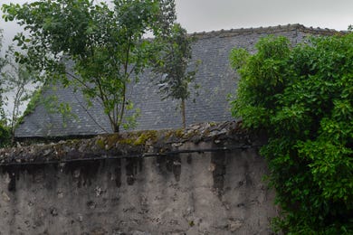Vue de la fenêtre, Château-Chinon, Nièvre, France, 2024, photographie Jean pierre Morcrette