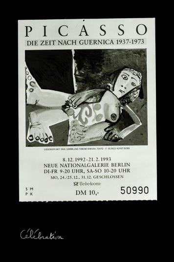 Ticket d’exposition, Berlin 1993