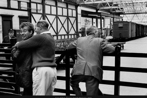 Instantané, Gare d’Oban, Écosse, Grande-Bretagne, 1971, photographie Jean pierre Morcrette