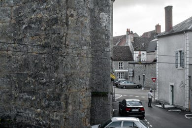 Vue de la fenêtre, Corbigny, Nièvre, France, 2013, photographie Jean pierre Morcrette