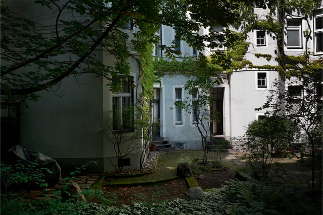 Vue de la fenêtre, Berlin, Allemagne, 2014, photographie Jean pierre Morcrette