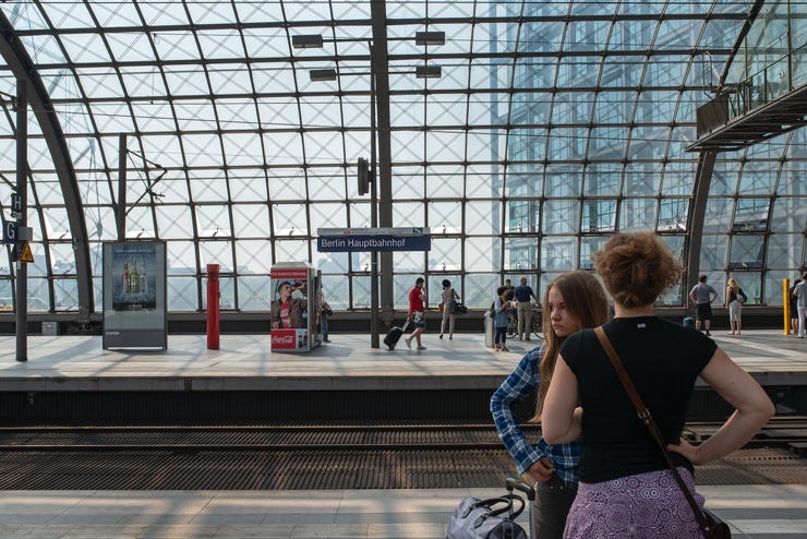 Vue du train, Allemagne, Berlin-Köln, 2014, Jean pierre Morcrette