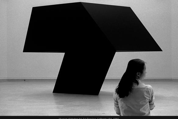 Instantané, Museum of Modern Art, San Francisco, Californie, USA, 1980*, photographie Jean pierre Morcrette