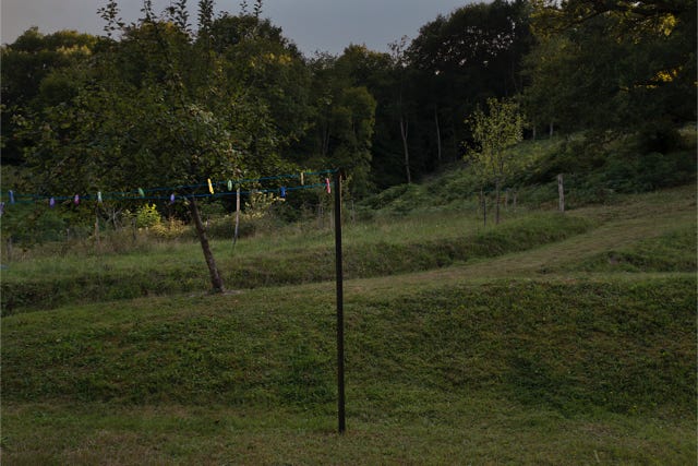 Vue de la fenêtre, Loustaucaus, Pyrénées-Atlantiques, Nouvelle-Aquitaine, France, 2013, photographie Jean pierre Morcrette