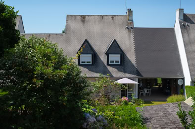 Vue de la fenêtre, Avranches (1), Manche, Normandie, France, 2018