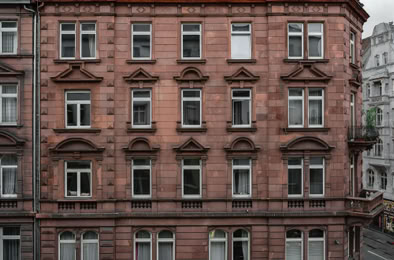 Vue de la fenêtre, Francfort-sur-le-Main (1), Hesse, Allemagne, 2014