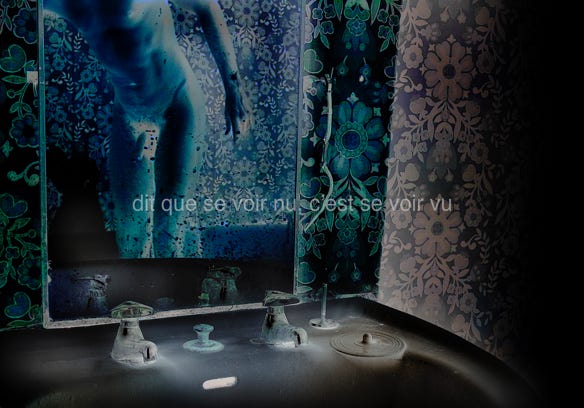 Série métaphysiquée, dit que se voir nu, c’est se voir vu, photographie Jean pierre Morcrette