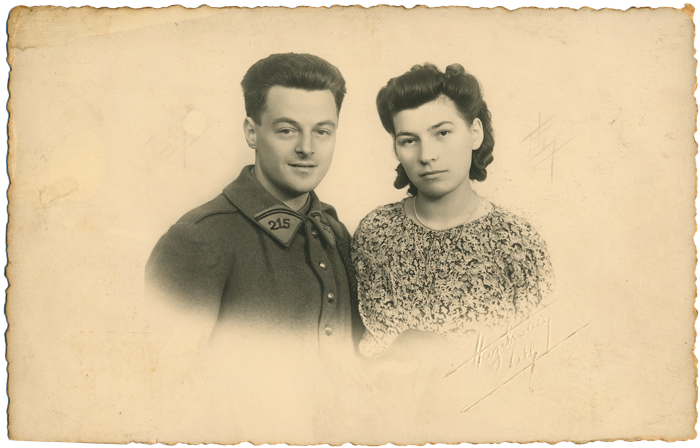 Jean et Irène Morcrette, décembre 1939