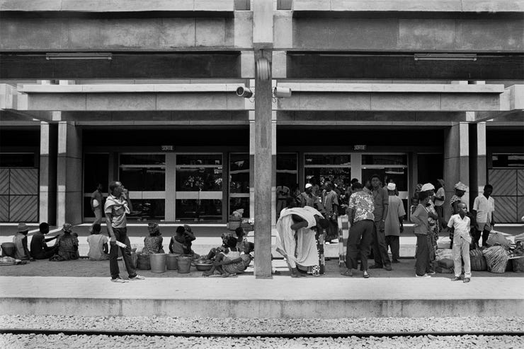 Vue du train, Côte d’Ivoire et Burkina Faso, 1982, Jean pierre Morcrette