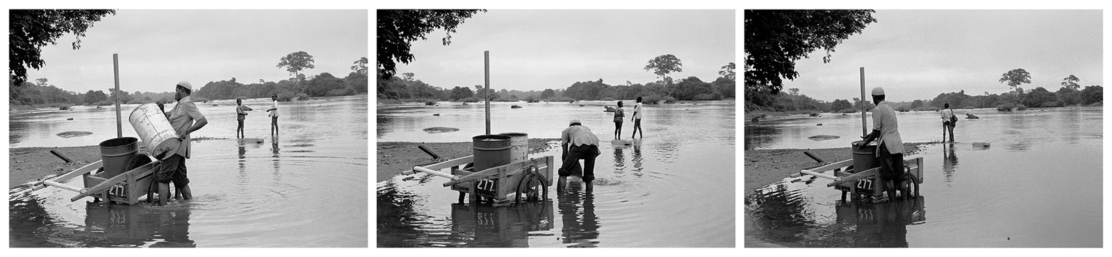 Séquence photographique, Sassandra, Côte d'Ivoire, 1982, Jean pierre Morcrette