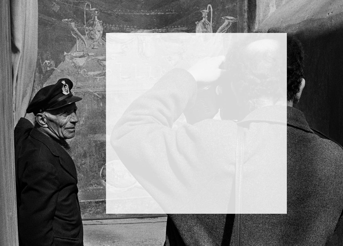 Série Textes Pompéi, Italie, 1972, photographie Jean pierre Morcrette