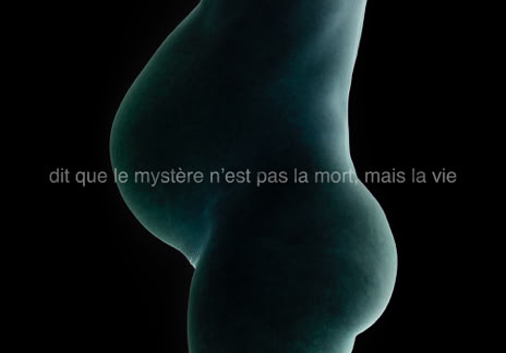 Série métaphysiquée, dit que la mystère n'est pâs la mort, mais la vie, photographie Jean pierre Morcrette