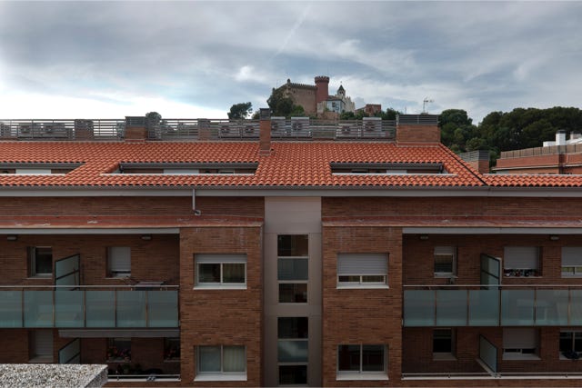 Vue de la fenêtre, Castelldefels, Catalogne, Espagne, 2011, photographie Jean pierre Morcrette
