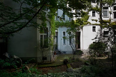Vue de la fenêtre, Berlin, Allemagne, 2014, photographie Jean pierre Morcrette