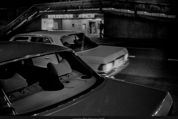 Instantané, Cologne, Allemagne, 1979, photographie Jean pierre Morcrette