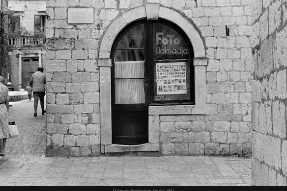 Instantané, Dubrovnik, Yousgoslavie, Croatie, 1981, photographie Jean pierre Morcrette
