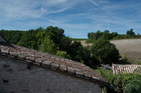 Vue de la fenêtre, La Barthe, Saint-Bauzille, Tarn, Occitanie, France, 2013, Jean pierre Morcrette