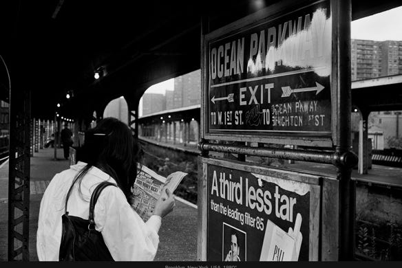 Instantané, Brooklyn, New York, USA, 1980*, photographie Jean pierre Morcrette