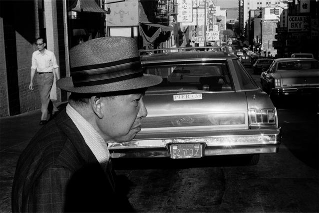 Références étatsuniennes n° 2, Chinatown, San Francisco, Californie, septembre 1980, Jean pierre Morcrette