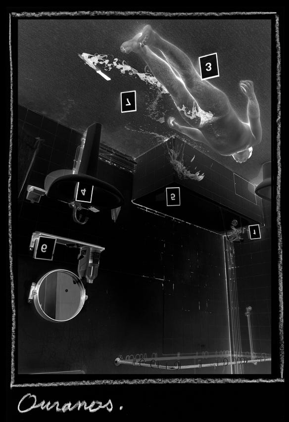 Série mytheuse n° 9, Ouranos, photographie Jean pierre Morcrette 
