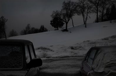 Vue de la fenêtre, Manigod, Haute-Savoie, France, 2014, photographie Jean pierre Morcrette