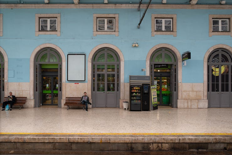 Vue du train, Portugal, Lisbonne-Coimbra, 2014, Jean pierre Morcrette