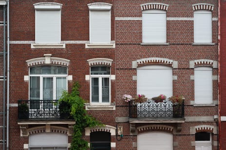 Vue de la fenêtre, Lille, Nord, Hauts-de-France, France, 2013