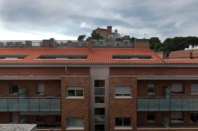 Vue de la fenêtre, Castelldefels, Catalogne, 2011, photographie Jean pierre Morcrette