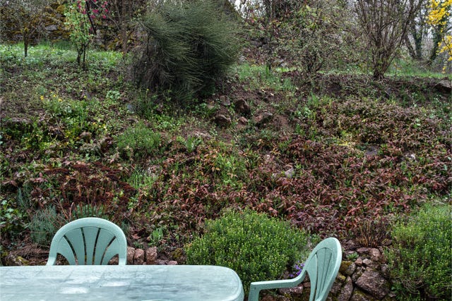 Vue de la fenêtre, Island, Côte-d’Or, Bourgogne-Franche-Comté, France, 2013, photographie Jean pierre Morcrette